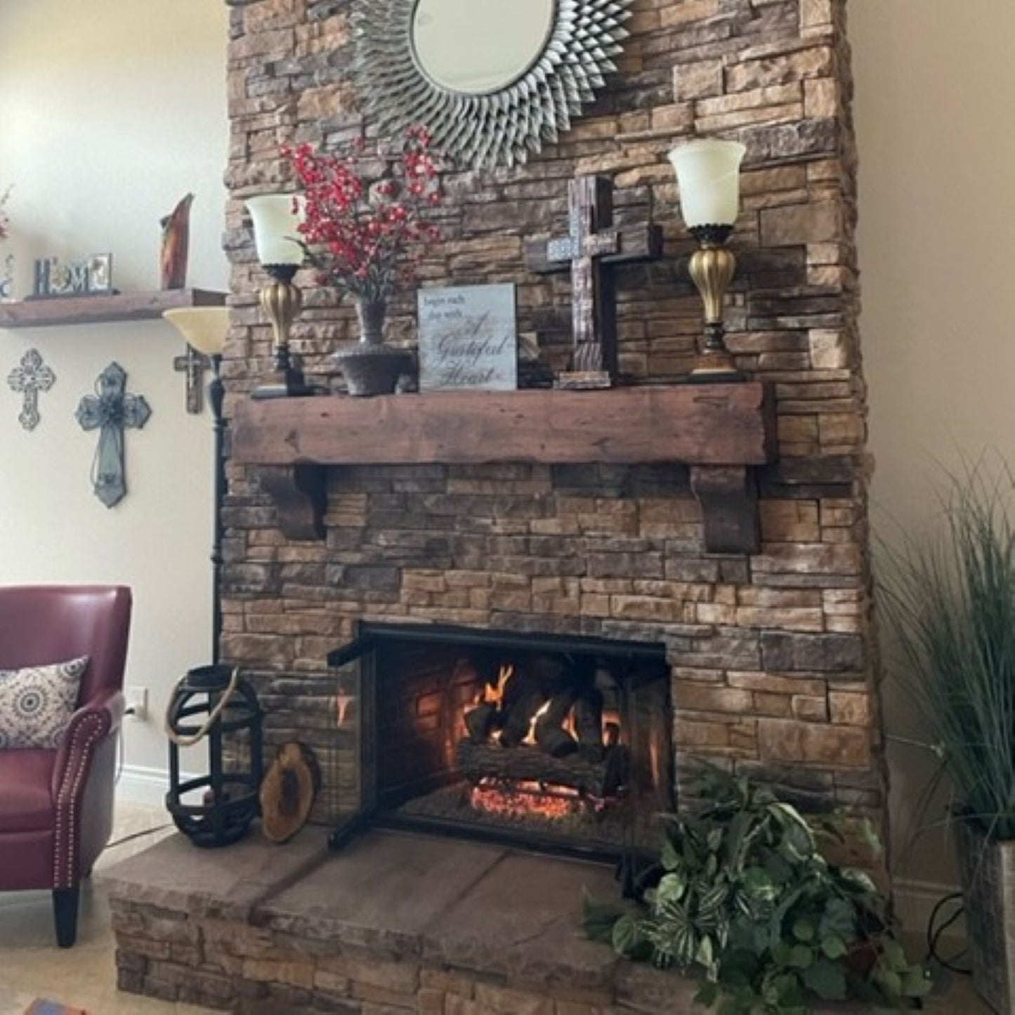 Black Bear Mountain Stone - Stone Veneer - Capstone / Hearthstone Adobe