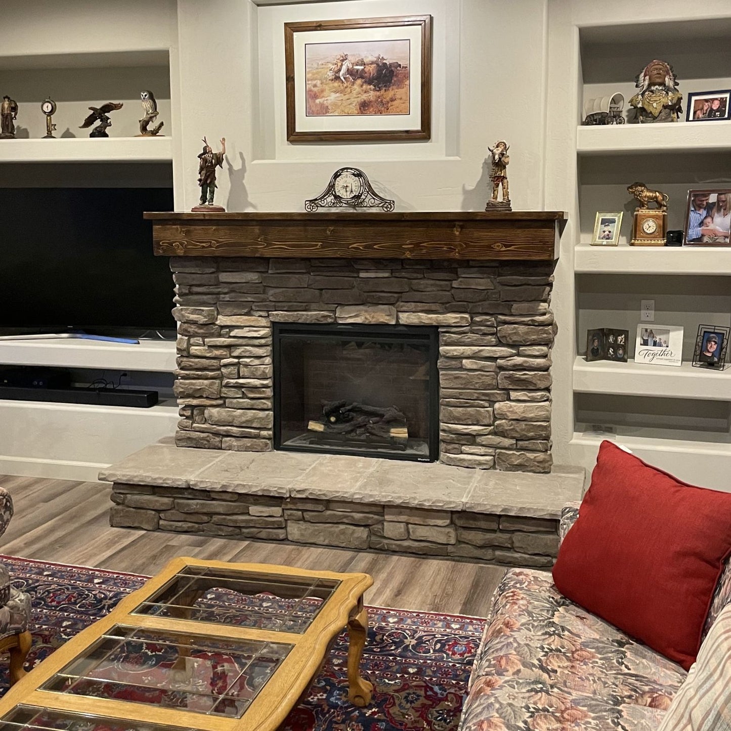 Black Bear Mountain Stone - Stone Veneer - Capstone / Hearthstone Bluestone