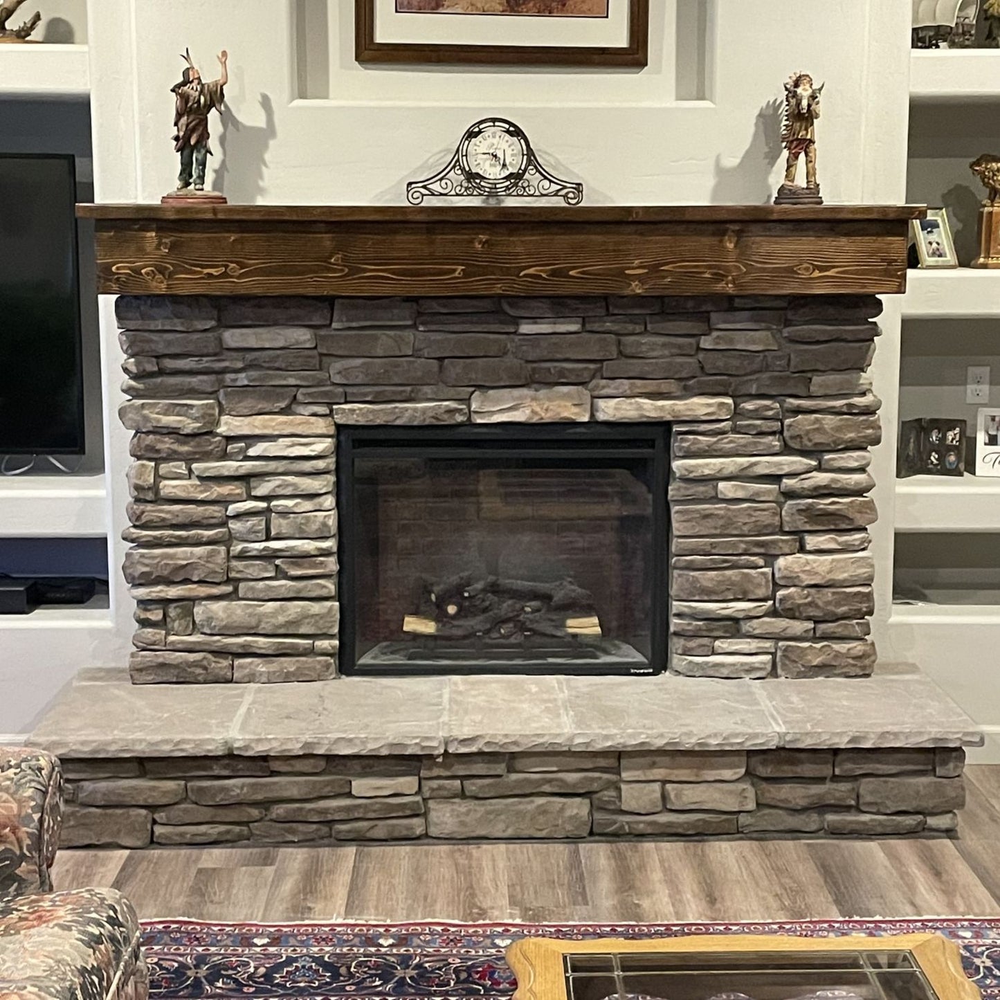 Black Bear Mountain Stone - Stone Veneer - Capstone / Hearthstone Bluestone