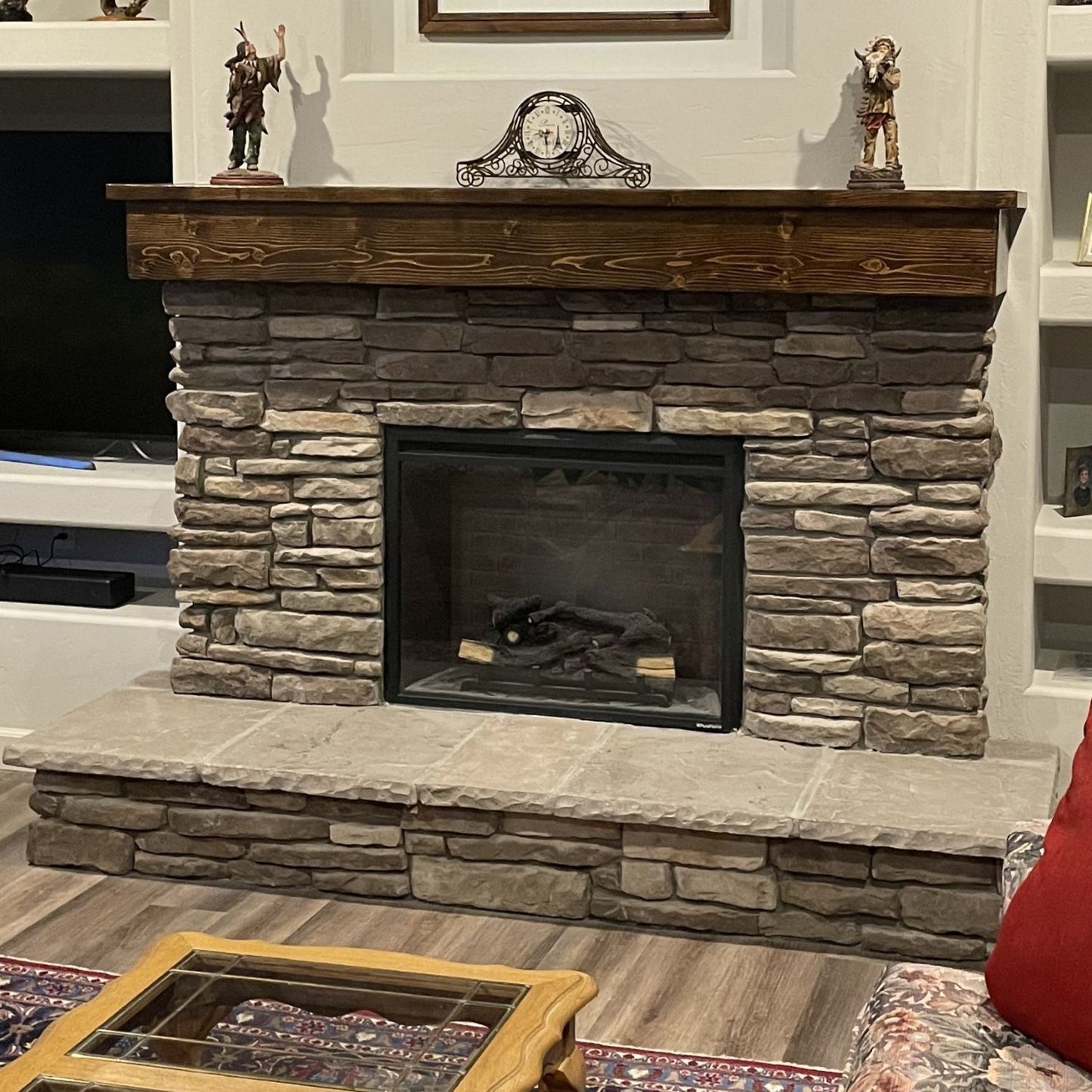 Black Bear Mountain Stone - Stone Veneer - Capstone / Hearthstone Bluestone