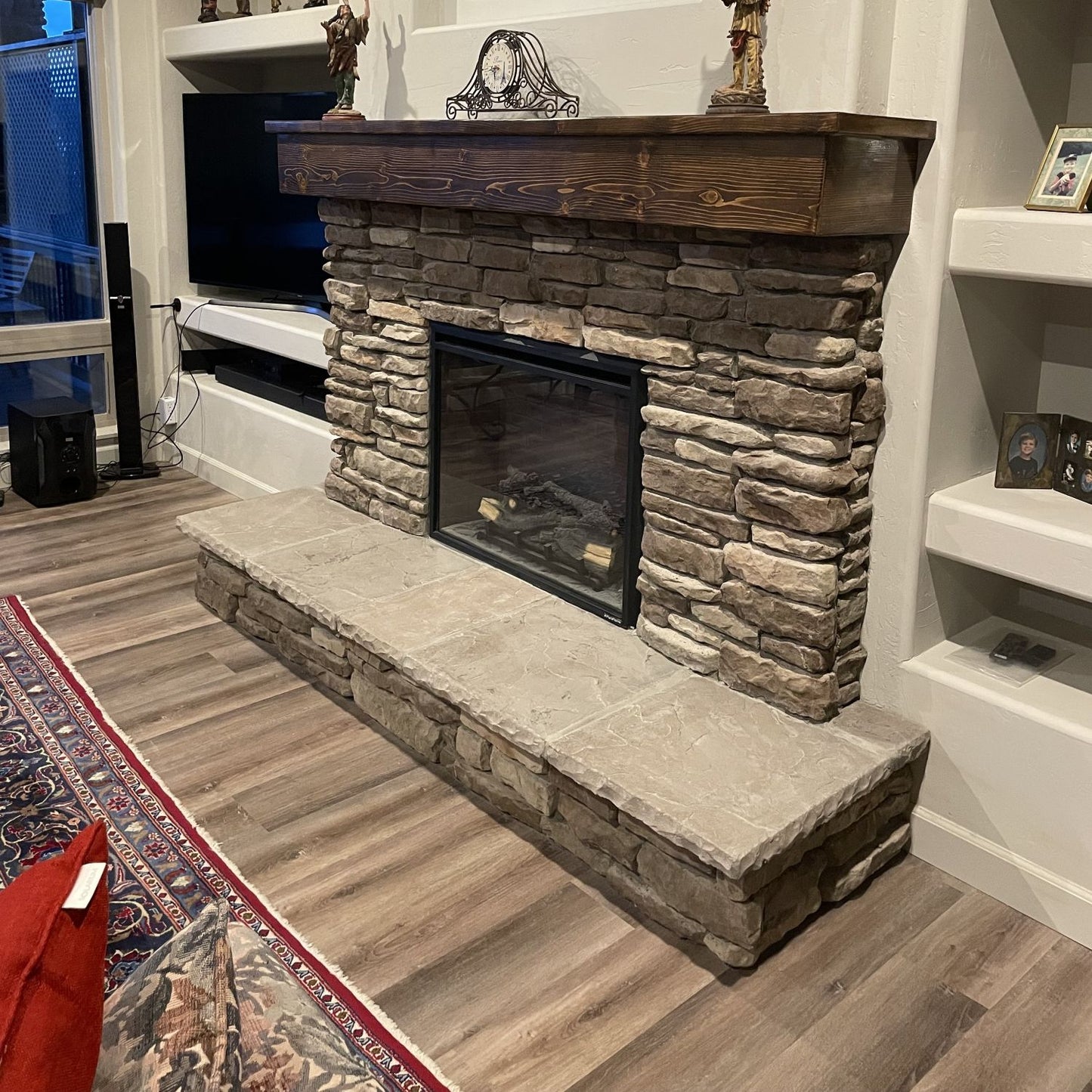 Black Bear Mountain Stone - Stone Veneer - Capstone / Hearthstone Bluestone