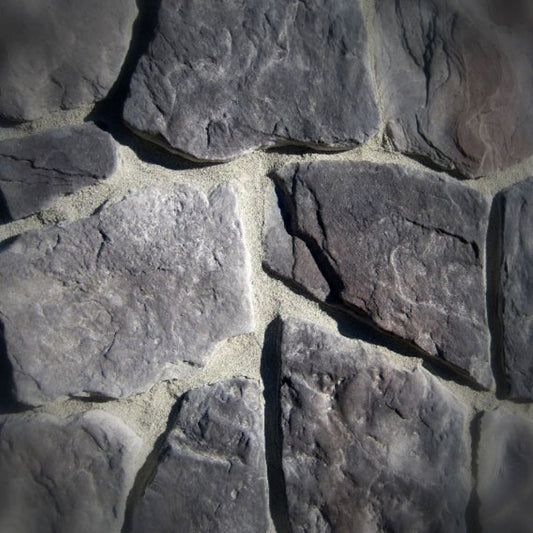 Black Bear Mountain Stone - Stone Veneer - Field Stone Midnight - Sample