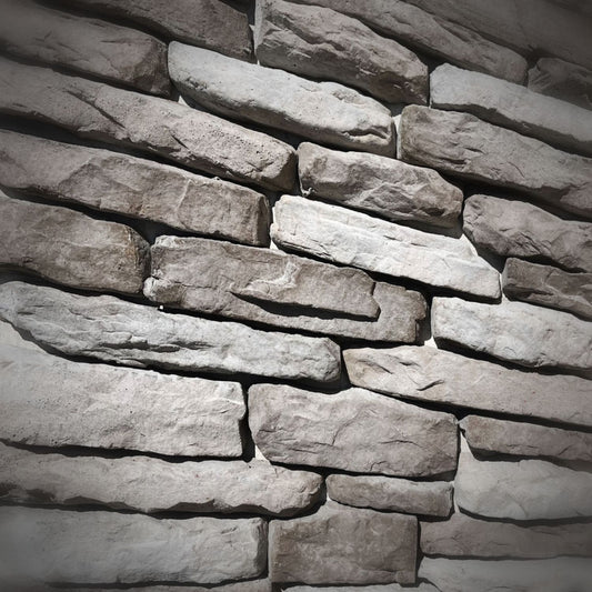Black Bear Mountain Stone - Stone Veneer - Ledge Stone Ash - Sample