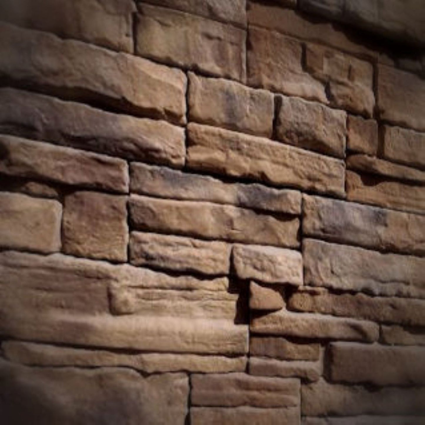 Black Bear Mountain Stone - Stone Veneer - Ready Stack Stone Panel Alabama - Sample