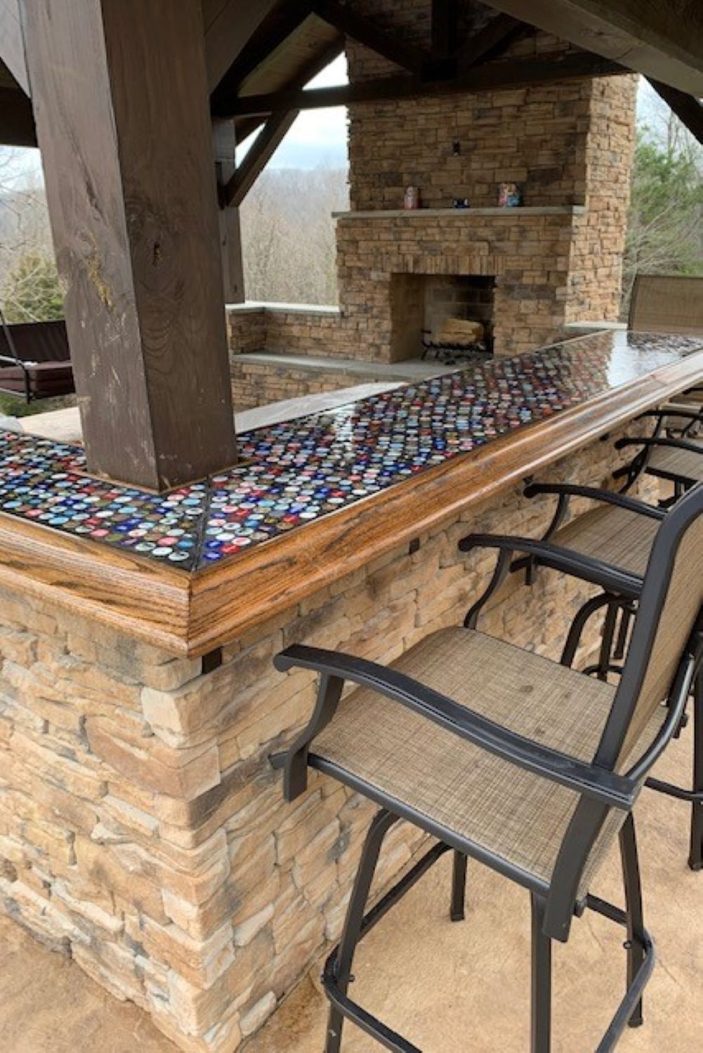 Black Bear Mountain Stone - Stone Veneer - Ready Stack Stone Panel Alabama