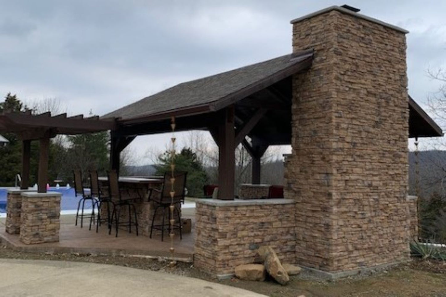 Black Bear Mountain Stone - Stone Veneer - Ready Stack Stone Panel Alabama