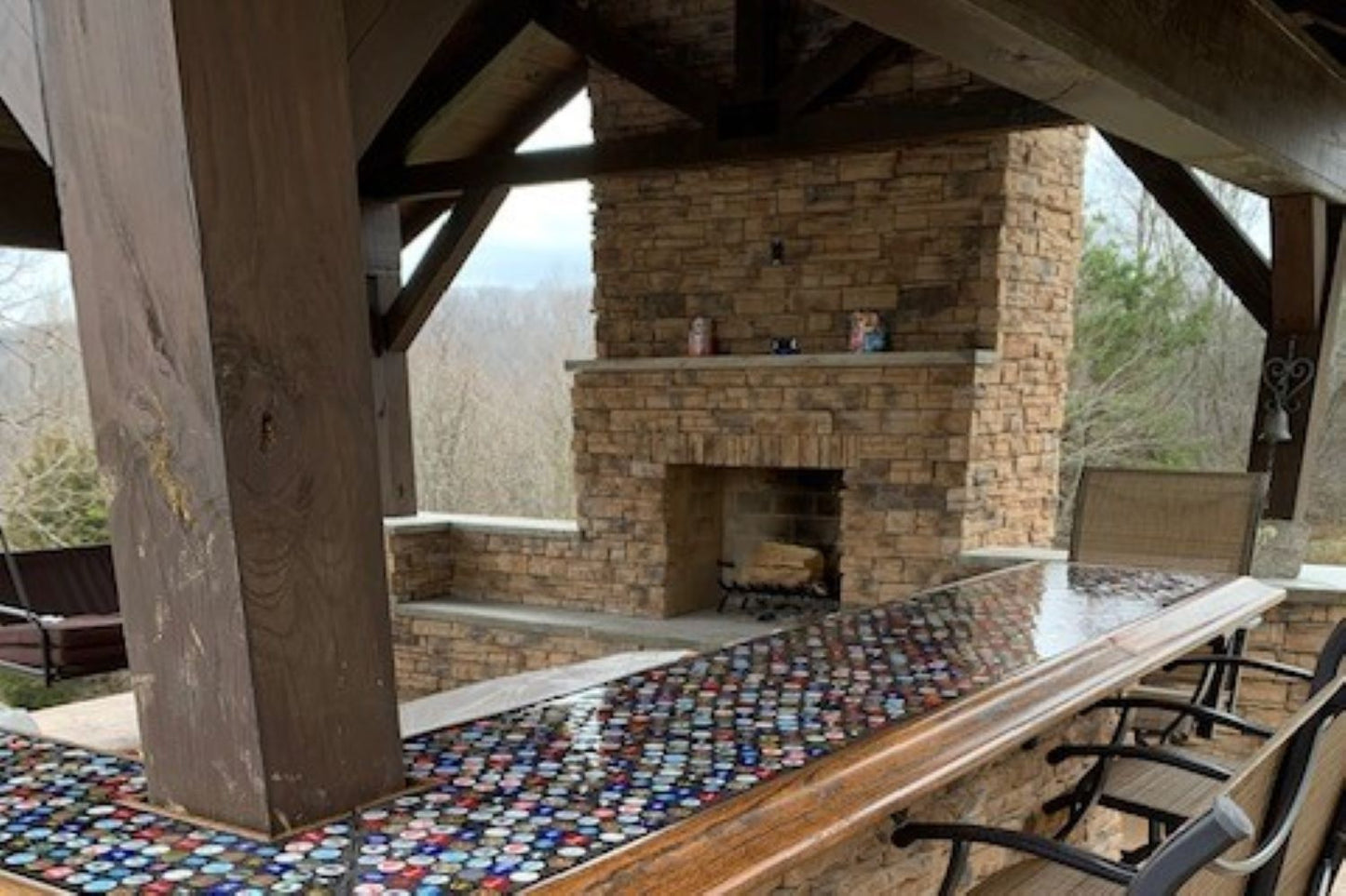 Black Bear Mountain Stone - Stone Veneer - Ready Stack Stone Panel Alabama