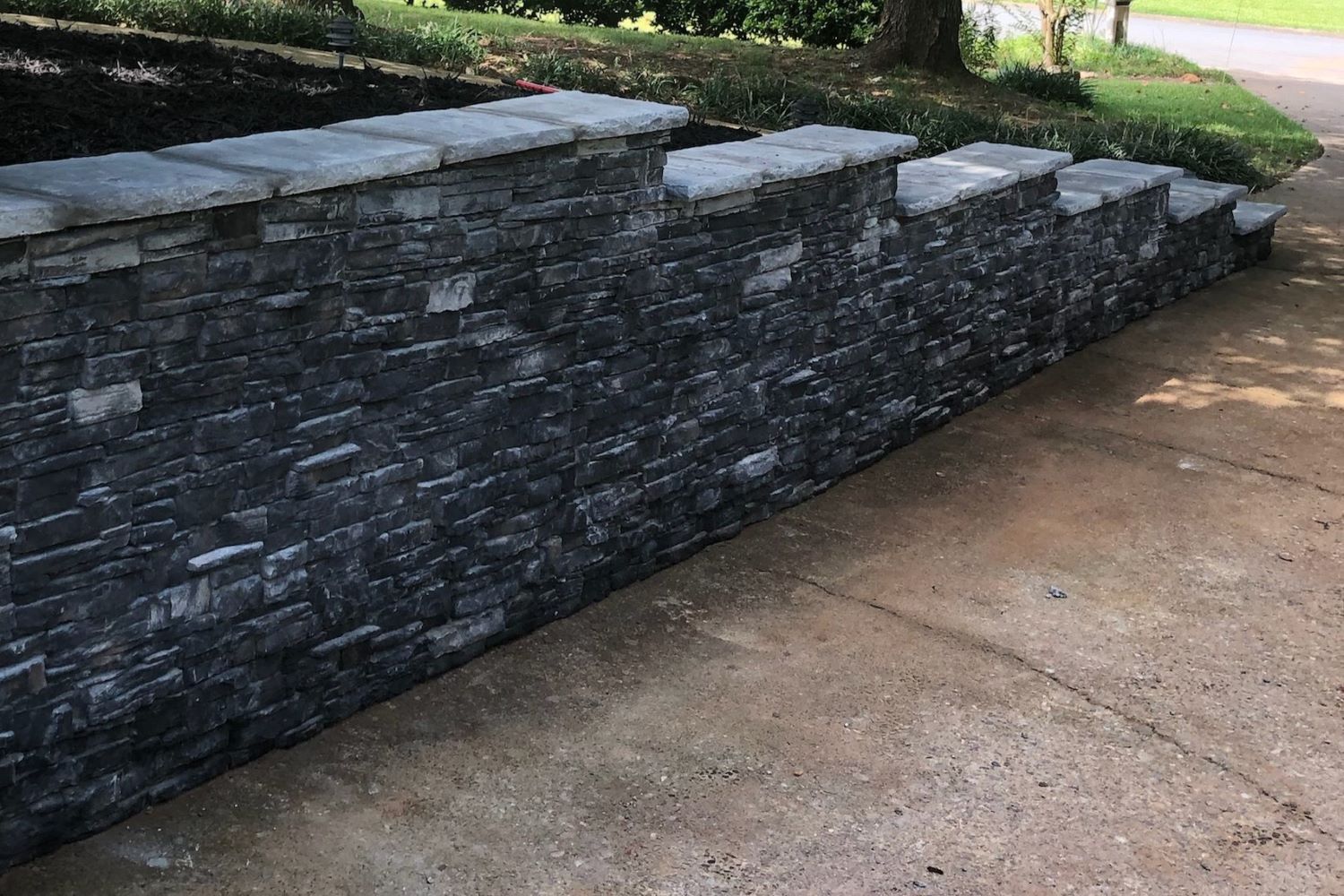 Black Bear Mountain Stone - Stone Veneer - Ready Stack Stone Panel Black Forest