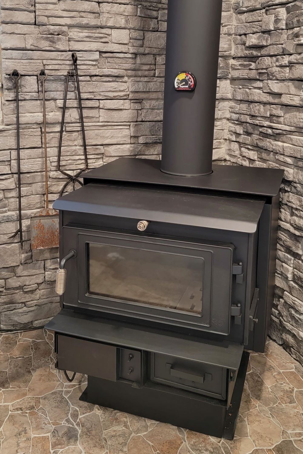 Black Bear Mountain Stone - Stone Veneer - Ready Stack Stone Panel Cool Gray