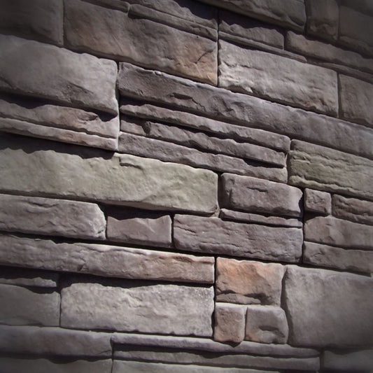 Black Bear Mountain Stone - Stone Veneer - Ready Stack Stone Panel Mossy Creek - Sample
