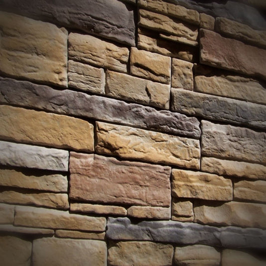 Black Bear Mountain Stone - Stone Veneer - Ready Stack Stone Panel Sienna - Sample