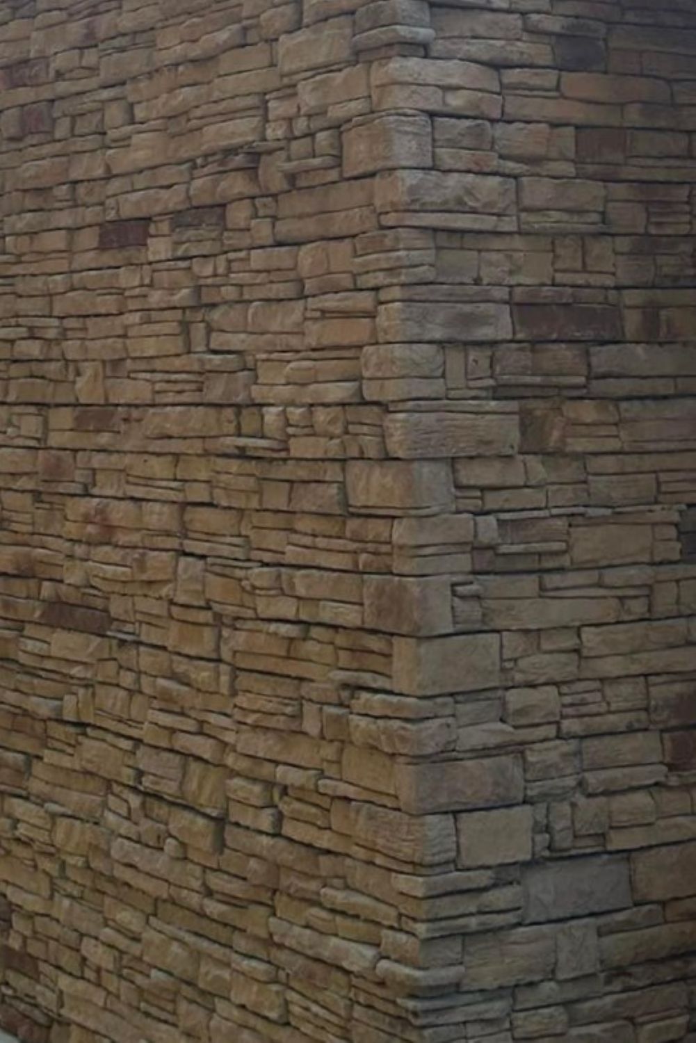 Black Bear Mountain Stone - Stone Veneer - Ready Stack Stone Panel White Oak