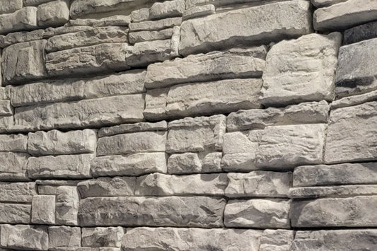 Black Bear Mountain Stone - Stone Veneer - Ready Stack Stone Panel Cool Gray