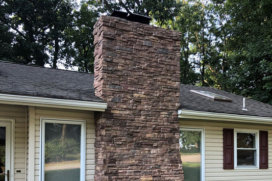 Black Bear Mountain Stone - Stone Veneer - Ready Stack Stone Panel Chardonnay