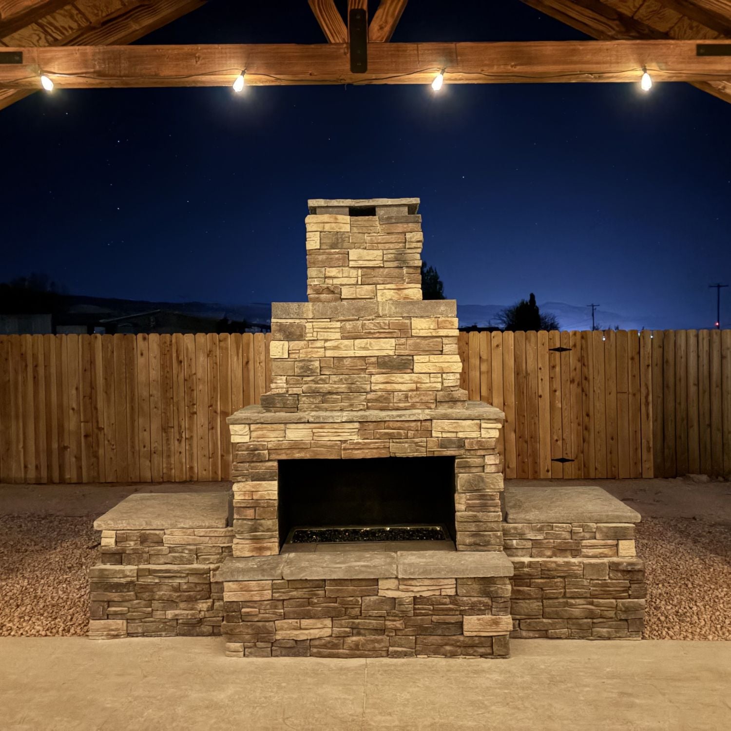 Black Bear Mountain Stone - Stone Veneer - Capstone / Hearthstone