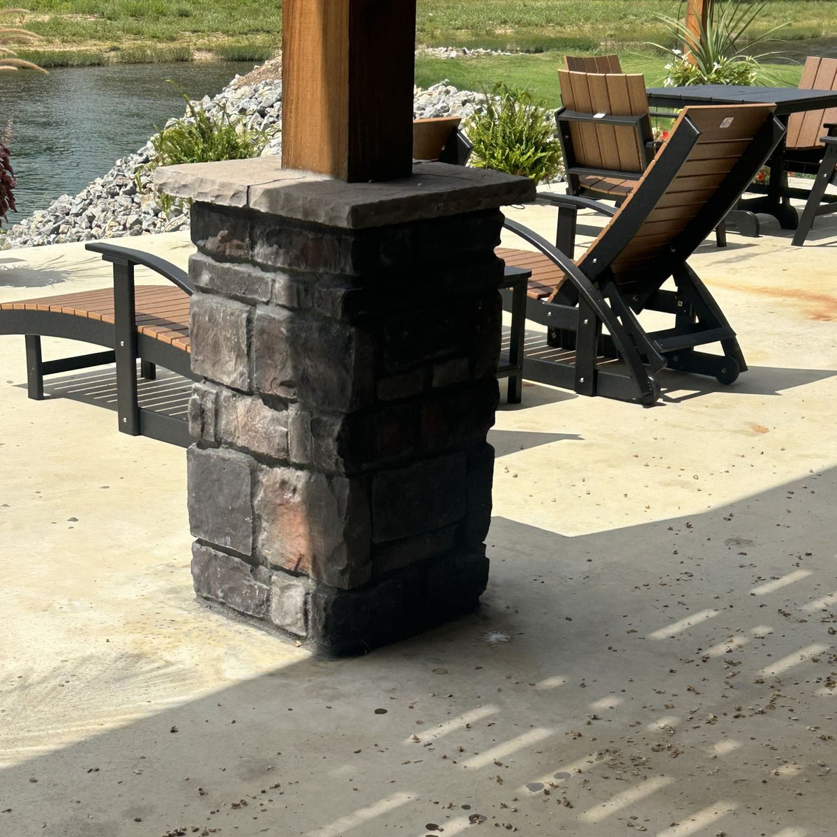 Black Bear Mountain Stone - Stone Veneer - Capstone / Hearthstone Slate