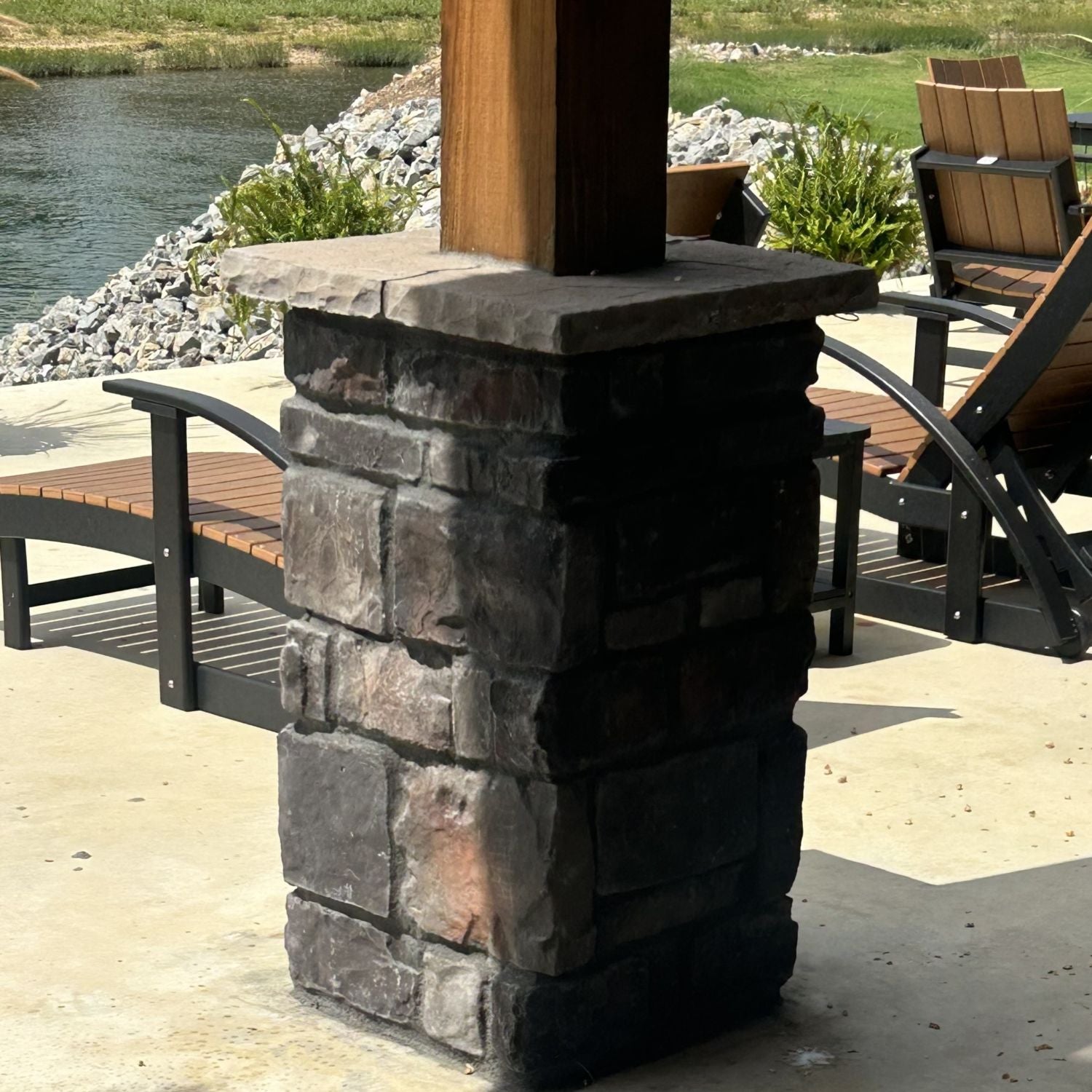 Black Bear Mountain Stone - Stone Veneer - Capstone / Hearthstone