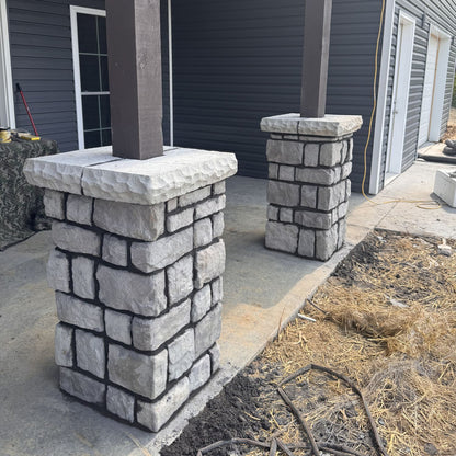 Black Bear Mountain Stone - Stone Veneer - Capstone / Hearthstone Smoke