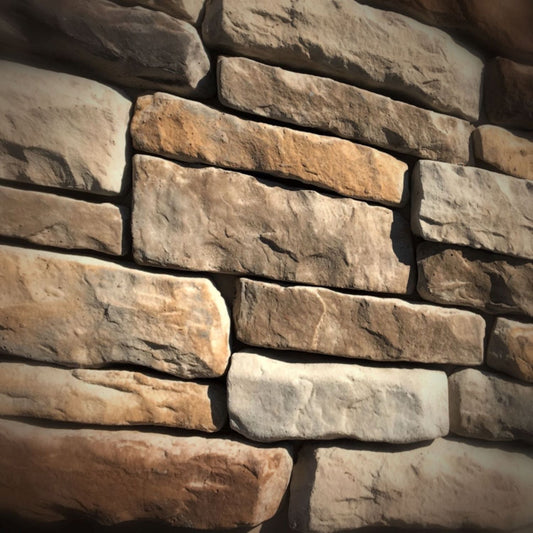 Black Bear Mountain Stone - Stone Veneer - Ledge Stone Amber - Sample