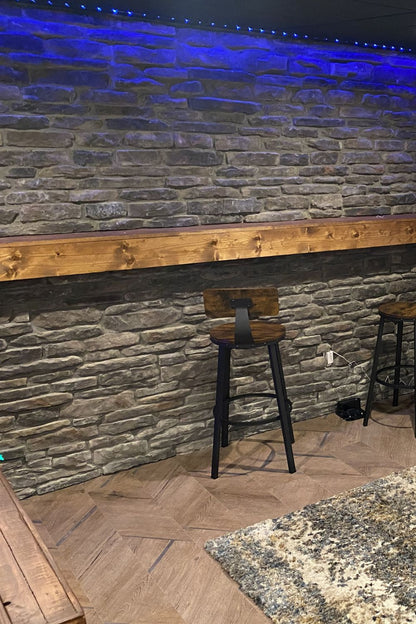 Black Bear Mountain Stone - Stone Veneer - Ledge Stone Midnight