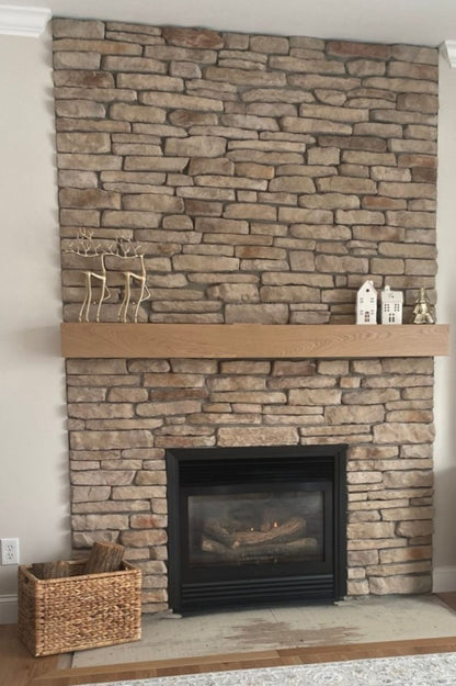 Black Bear Mountain Stone - Stone Veneer - Ledge Stone White Oak