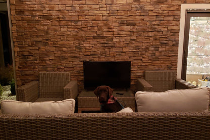 Black Bear Mountain Stone - Stone Veneer - Ready Stack Stone Panel Alabama