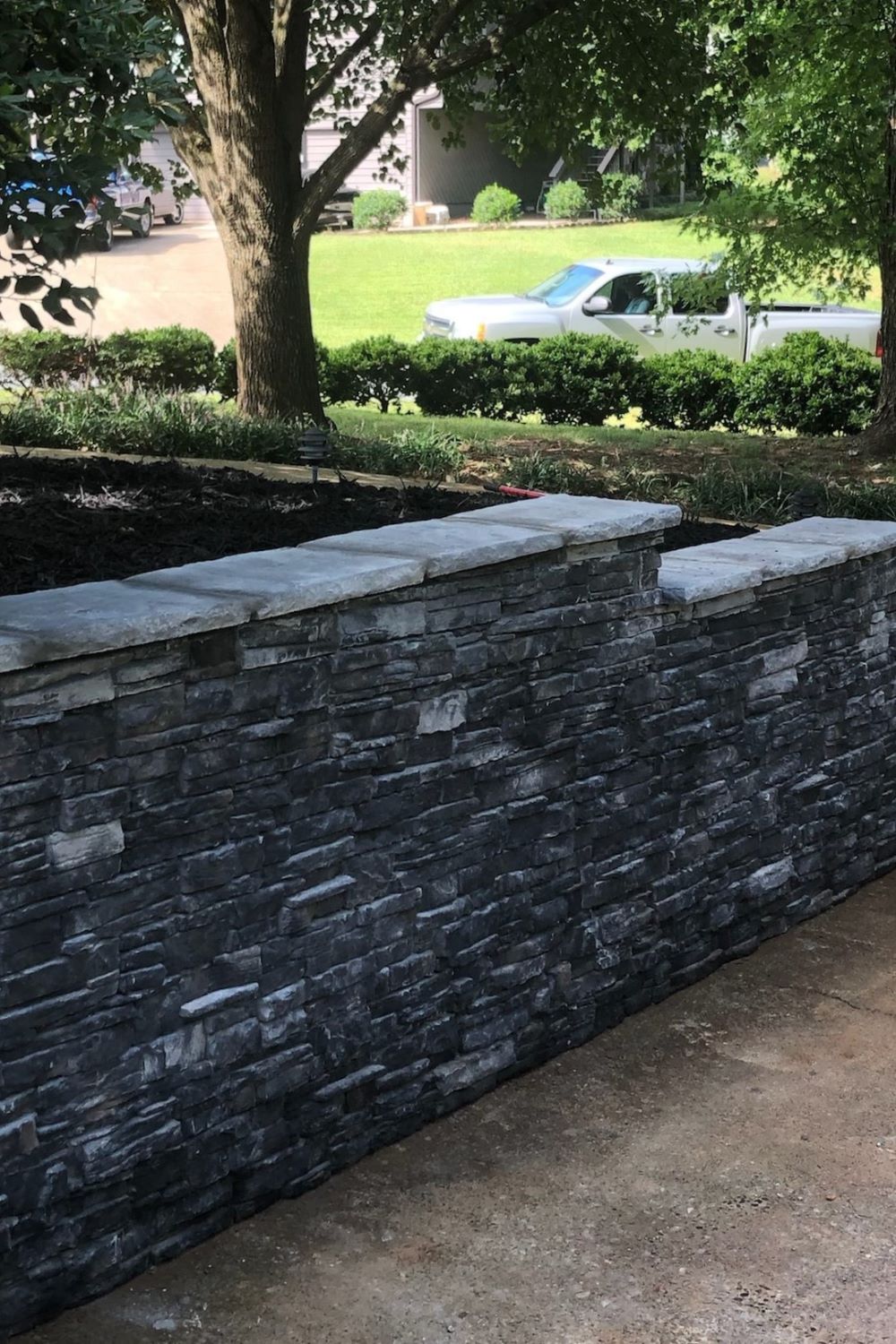 Black Bear Mountain Stone - Stone Veneer - Ready Stack Stone Panel Black Forest