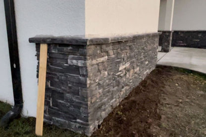 Black Bear Mountain Stone - Stone Veneer - Ready Stack Stone Panel Black Forest