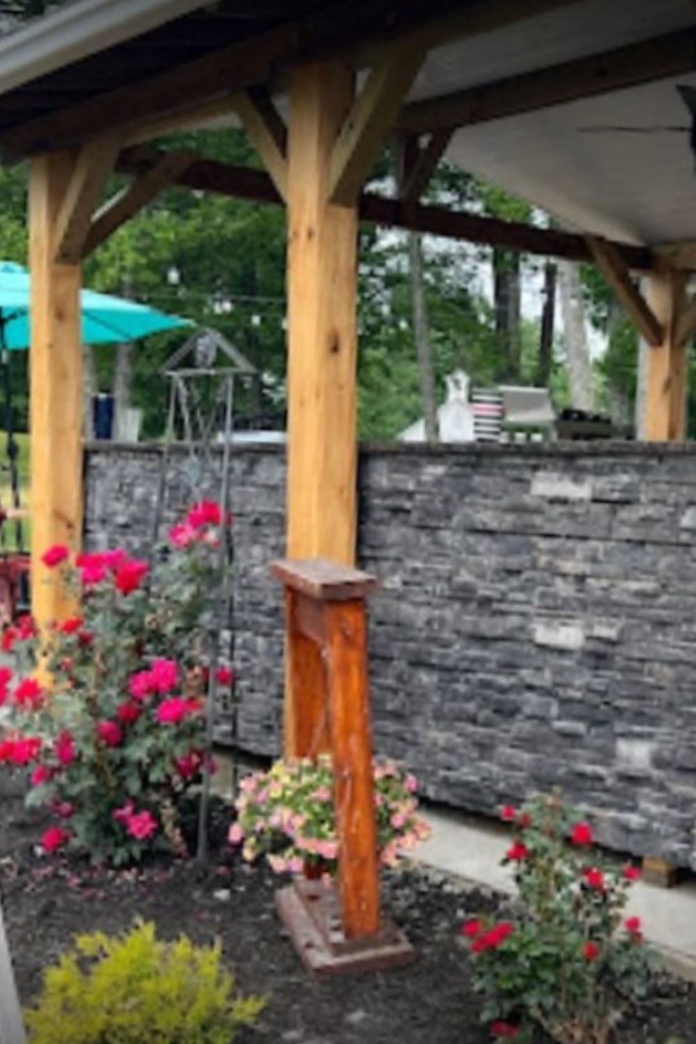 Black Bear Mountain Stone - Stone Veneer - Ready Stack Stone Panel Black Forest