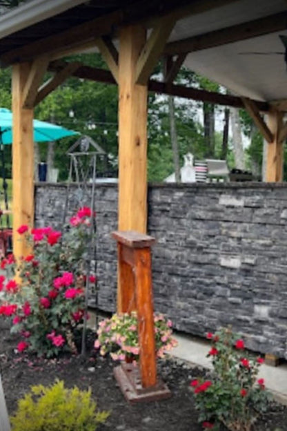 Black Bear Mountain Stone - Stone Veneer - Ready Stack Stone Panel Black Forest