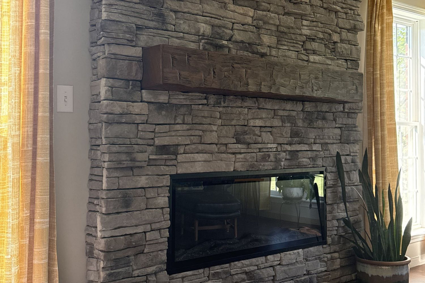 Black Bear Mountain Stone - Stone Veneer - Ready Stack Stone Panel Cool Gray