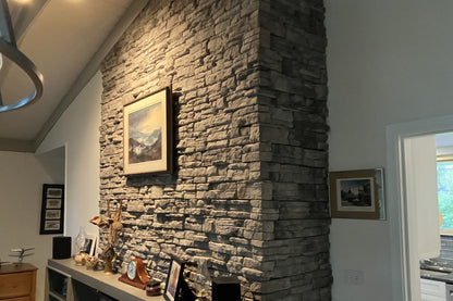 Black Bear Mountain Stone - Stone Veneer - Ready Stack Stone Panel Cool Gray