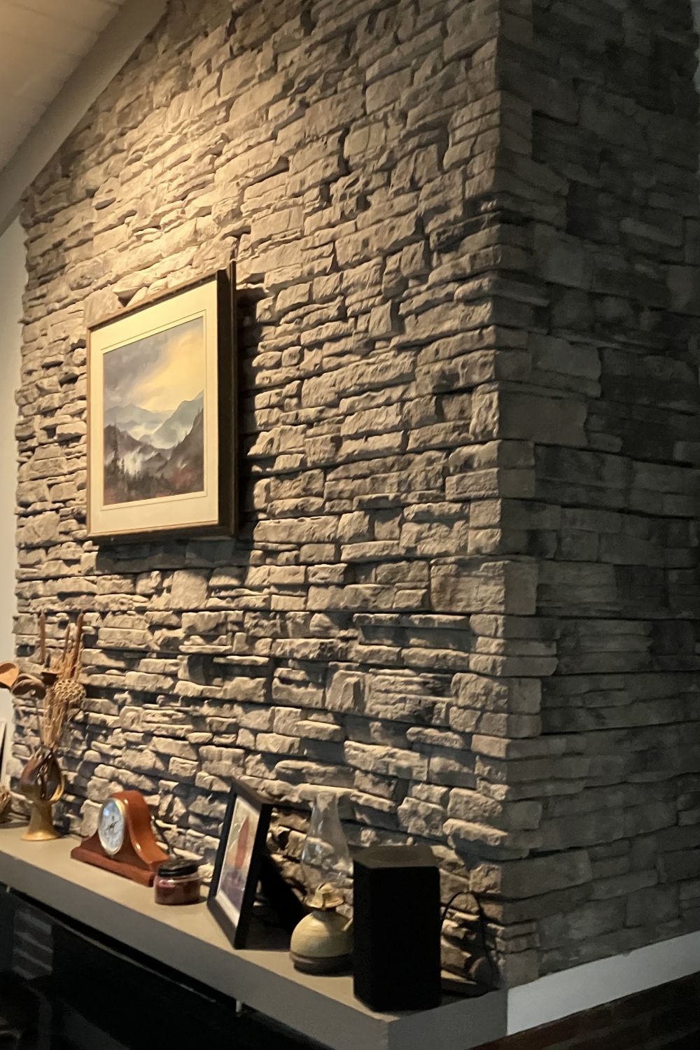 Black Bear Mountain Stone - Stone Veneer - Ready Stack Stone Panel Cool Gray