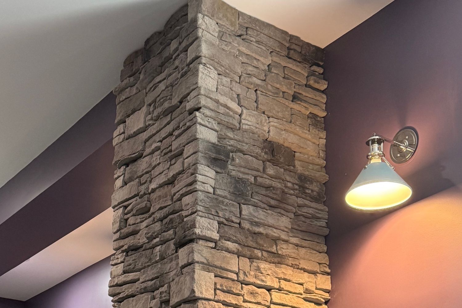 Black Bear Mountain Stone - Stone Veneer - Ready Stack Stone Panel Cool Gray
