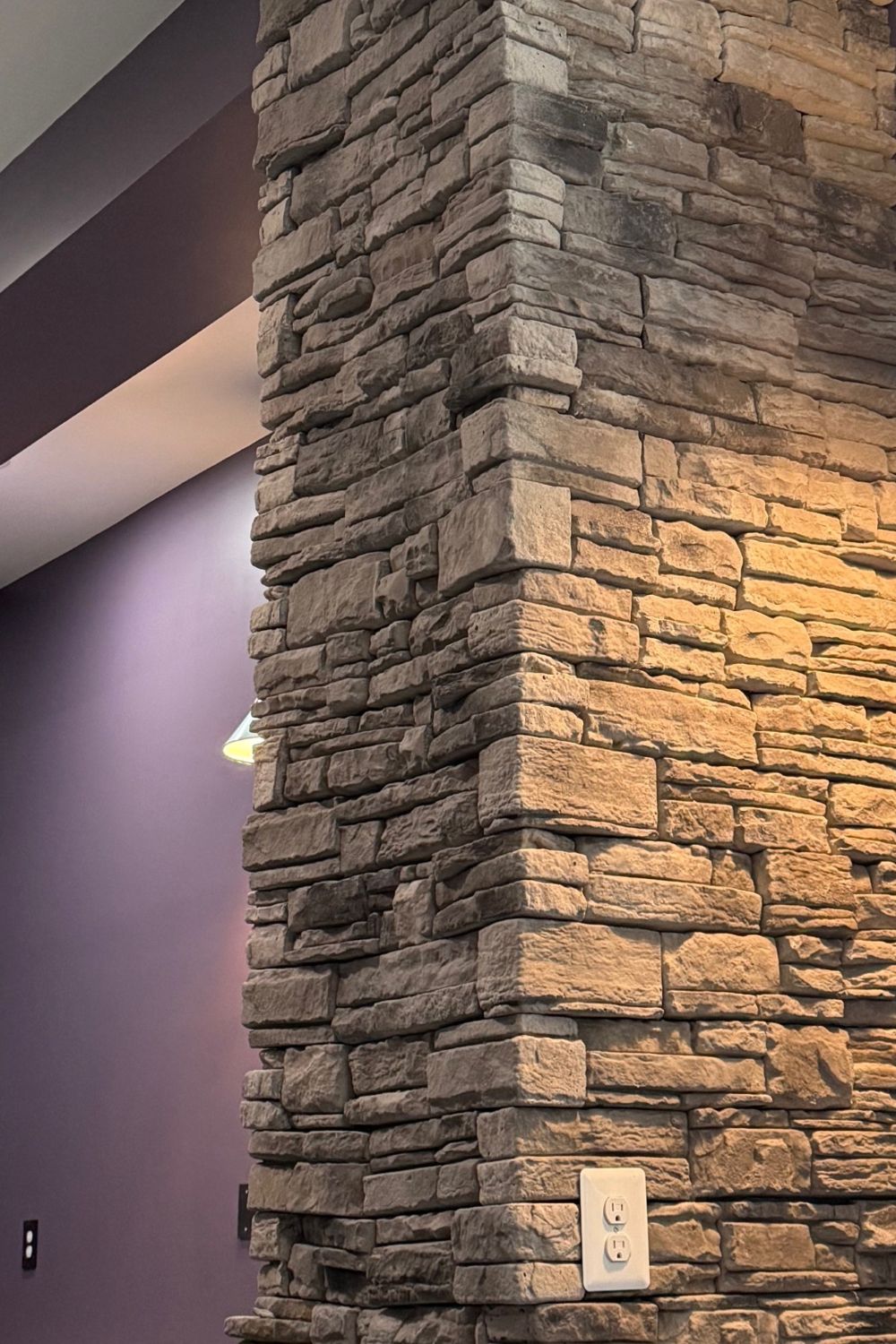 Black Bear Mountain Stone - Stone Veneer - Ready Stack Stone Panel Cool Gray