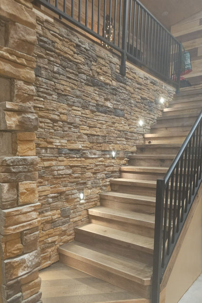Black Bear Mountain Stone - Stone Veneer - Ready Stack Stone Panel Mossy Creek