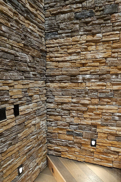 Black Bear Mountain Stone - Stone Veneer - Ready Stack Stone Panel Mossy Creek