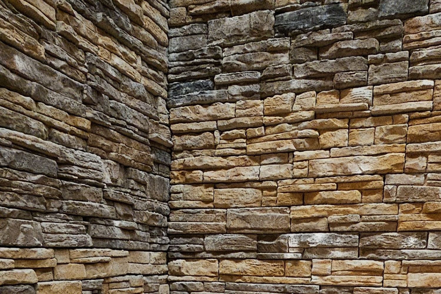 Black Bear Mountain Stone - Stone Veneer - Ready Stack Stone Panel Mossy Creek