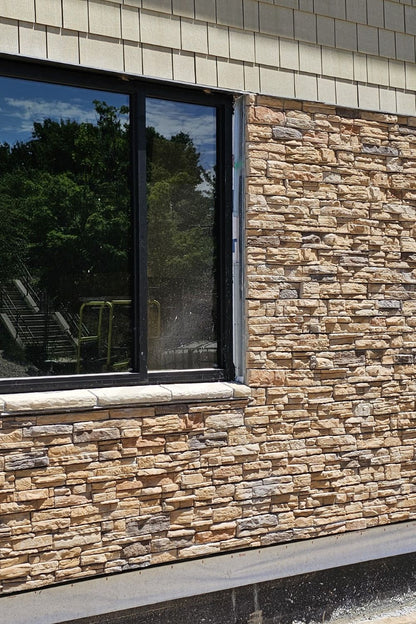 Black Bear Mountain Stone - Stone Veneer - Ready Stack Stone Panel Sienna