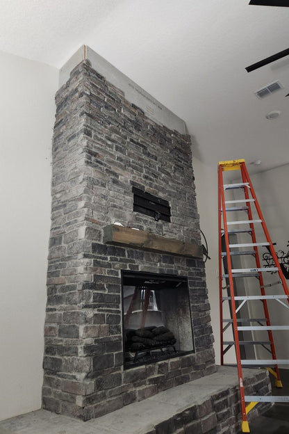 Black Bear Mountain Stone - Stone Veneer - Stack Stone Midnight